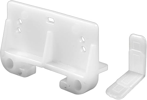 Miniatura 5 de Prime-Line R 7128 18 pulgadas x 1-516 pulgadas, kit de guía de cajón blanco (1 kit) (paquete de 2)