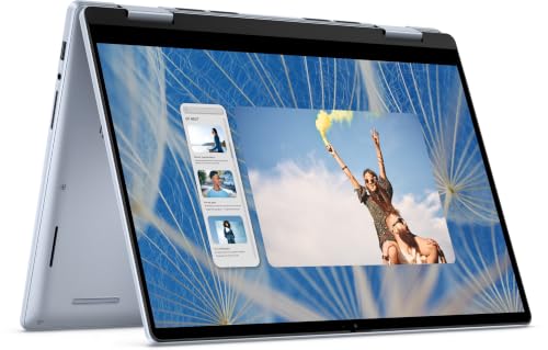 Image of Dell Inspiron 14 2 in 1 Touchscreen Laptop 16GB DDR5 1TB SSD Intel Core 7 | 10-Cores Up to 5.4 GHz | 14 inch FHD+, WVA, 300 nits | 5200 MT /s RAM | Fingerprint| backlit & Copilot key | Windows 11 Pro