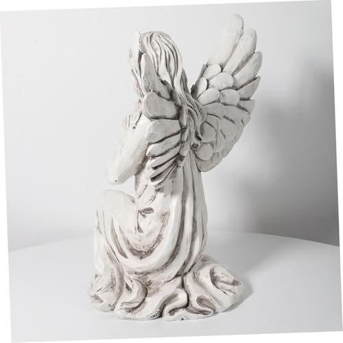 Statue Ange Résine pour sublimer votre bureau ou créer un havre de paix au jardin - 8