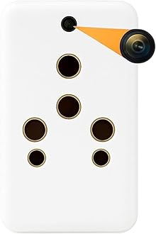 FREDI HD PLUS 1080p HD Plug Camera with 32GB Inbuilt Memory | No Buffering Live View on Phone & PC | Motion Detection | AC Power Operation | iWFCAM App Support | Multi-User Access