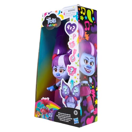 Muñeca DreamWorks Trolls Val con sorpresas en el cabello 22 cm miniatura 6