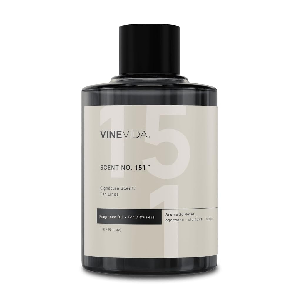 VINEVIDA [16 Oz] Inspired by: Tan Lines; Diffuser Oil Refill | Premium Scent Diffuser Oil for Home