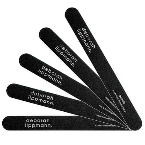 Deborah Lippmann Eco File Nail Set | Pack of 5 Professional Emery Boards | 7 Inch File with Durable...