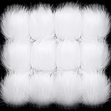 Schöne Heimwerkerutensilien: der Pom Pom Ball kommt mit einer kleinen elastischen Schlaufe, macht es einfach an Ihrem Hut zu befestigen, DIY Ihre Strickmütze