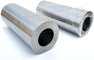 Titanium Tube Alloy Pipe Ti Pipes OD 32mm 38mm 35mm 45mm 50mm 51mm 60mm 63mm 70mm 76mm 80mm 89mm Car Exhaust Pipe Modification (OD48mmID45.6mm, L30cm, 1)