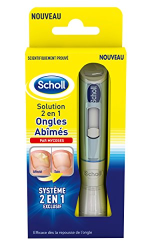 Scholl Solution 2 en 1 Ongles Abîmés par Mycoses élimine le jaunissement et la kératine friable