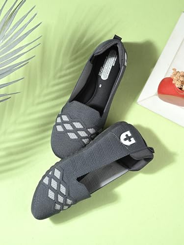 Image of Doctor Health Super Stylish Comfortable Classy Knitted Design Ballerina | Premium Look Flat Jutis | Non Slip Lightweight Shoes Bellies for Women | Dailywear Flat Bellies | Trendy Women Jutis Bellies