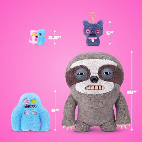 Peluches Fuggler Coleccionables ZURU: Set Sasquoosh Stinkface Monstruos Feos 7