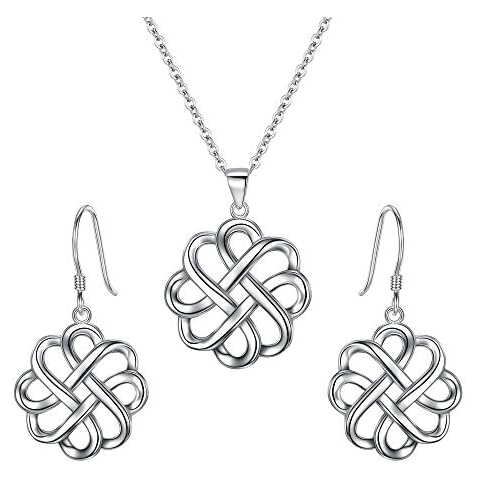 Clearine 925 Silver Infinite Love Jewellery Set Cover