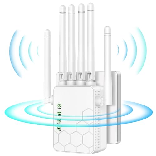 Extendeur WiFi 300Mbps Répéteur WiFi ZJ02 4 Antennes - 300Mbps - 300m² Couverture - 2 Ports LAN - Mode Répéteur/AP/Routeur Ports LAN Ethernet
