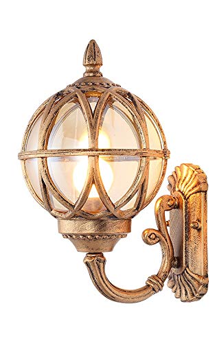 Applique murale classique rustique étanche pour illuminer le jardin d'hiver