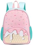 BTOOP Kids Toddler Backpack Girls School Backpack Preschool Ice Cream BookBag Preschool Kindergarten School Bag