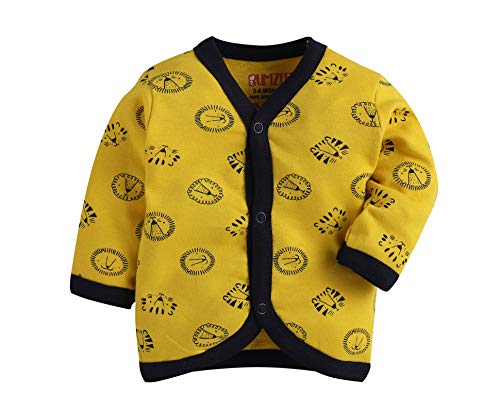 Image of BUMZEE Front Open Full Sleeves Jablas for Baby Pack of 3