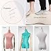 Barture Maniquí De Costura Busto Maniquies Mujer con Base Triangular Dorada 5...
