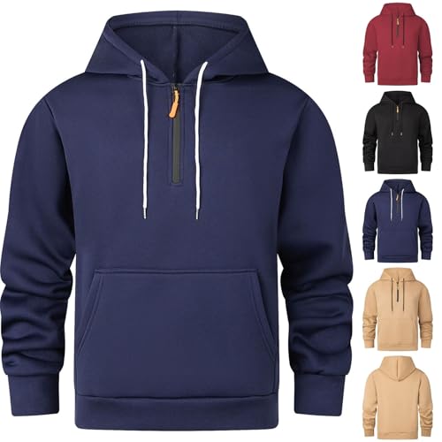 Barelax Hoodies for Men Pullover Tactical Sweatshirt Fall Fashion Hooded Lightweight Drawstring Cargo Hoodies with Pocket