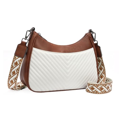 Image of GOIACII Crossbody Bags for Women Travel Purses Leather Handbags Medium Shoulder Bag with Adjustable Strap