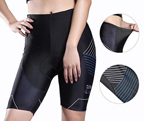 Hiauspor Women\'s Cycling Shorts (Black, Medium) - Thumbnail 7