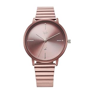 Fastrack Vyb Bliss Quartz Analog Dusty Pink Dial Watch for Women