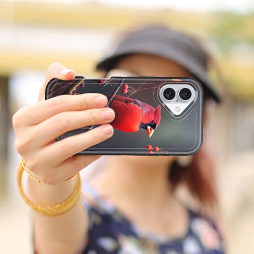Coque iPhone 16 Plus oiseau cardinal idéale pour les activités extérieures et le streaming vidéo