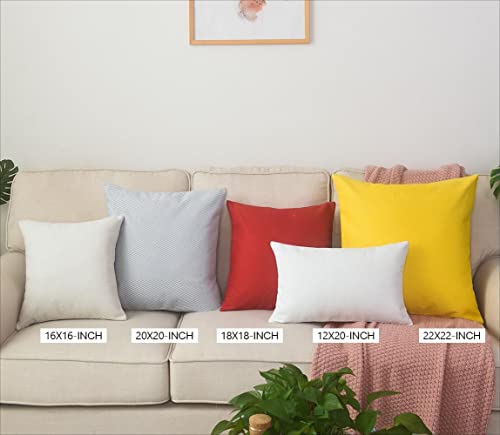 Spring Garden Home 16X16 Pillow Covers Set Of 2 Chevron Jacquard Throw Pillow Covers Square Cushion Case For Sofa Bed Bedroom, 40X40 Cm, Teal #TOP6