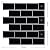 Tic Tac Tiles 10-Sheets Peel and Stick Tiles in Subway Designs (Subway Black)