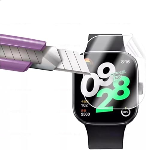 Kit 02x Película Protetora Hydrogel Para Smartwatch Redmi Watch Active 5