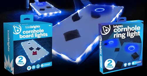 Brightz Premium Cornhole Ring & Edge Light Bundle - Ultimate