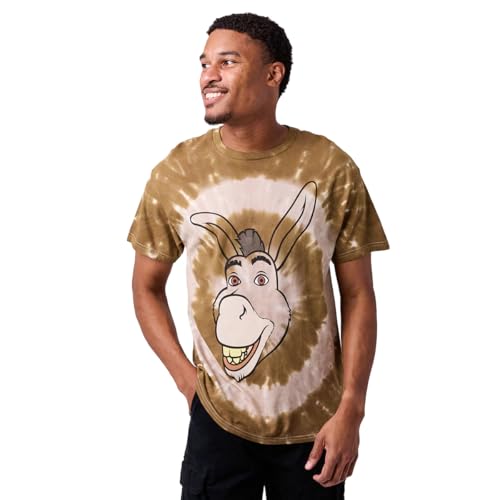 T-shirt Shrek Donkey manches courtes anti-déformation pour le quotidien adulte