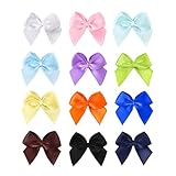 200 Mini Satin Ribbon Bows in 12 Colors: This set includes 200 mini satin bows in 12 vibrant and beautiful colors, perfect for a wide range of DIY projects and decorations. High-Quality Ribbon: The bows are made from durable, lightweight ribbon, ensu...