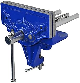 Faithfull FAIV34 Clamp Mounted Woodworking Vice 150 mm (6 Inch) Jaw Width