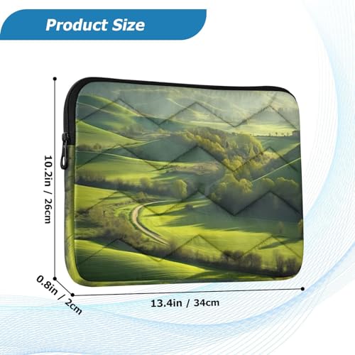 Funda para portátil 13-14 pulgadas verde impermeable miniatura 3