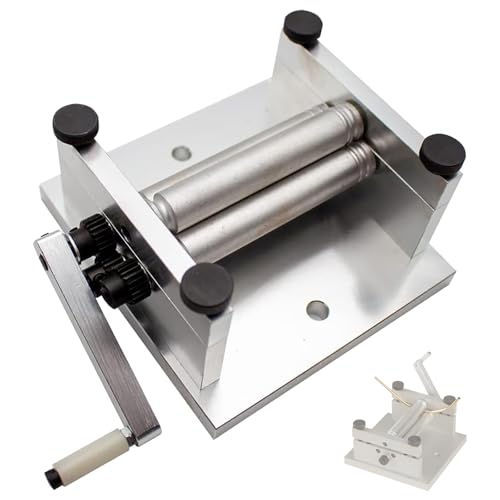 Máquina de laminación manual de placas para hacer joyas y manualidades de metal Máquina de laminación manual de placas para hacer joyas y manualidades de metal