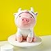 MINISO Piglet Plush Toy(Cow Hoodie) 12“ Plushies Stuffed Animal Toy Pillow for Boy Girl Kids Children Toddler Toys