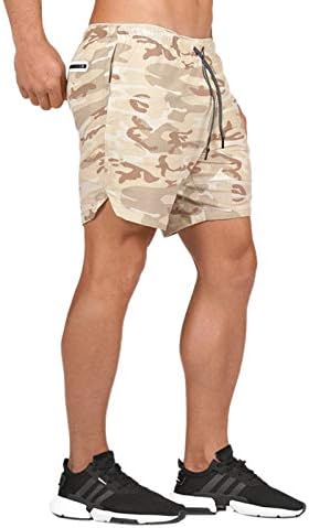 WSLCN Men's Workout Gym Shorts 2-in-1 