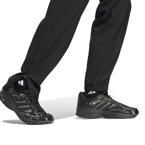 Pantalon bord côte fuselé tissé petit logo Essentials Stanford Lite - vue 9