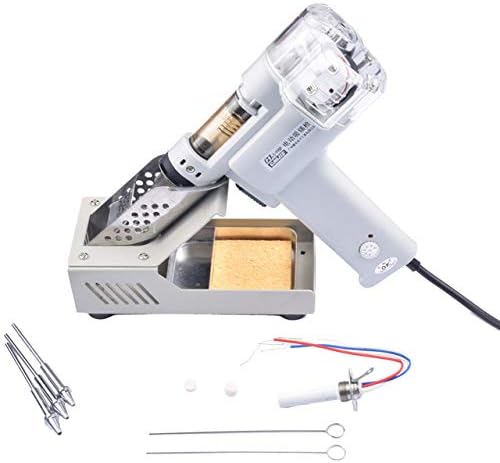 Soldering S-998P Electric Vacuum Desoldering Pump Solder Sucker Gun Suction Gun 110V/220V S-998P Dual Pump Electric Suction Tin Gun - (Color: s998pset, Plug Type: US)
