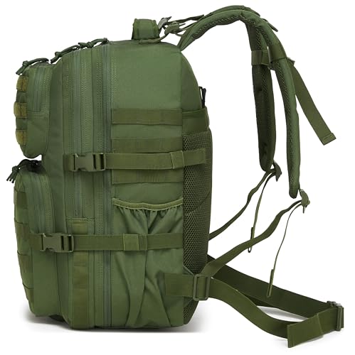 Image of Wotony Military Tactical Backpack for Men Waterproof Daypack 3 Day Assault Pack Molle Bag with Water Bottle Holder