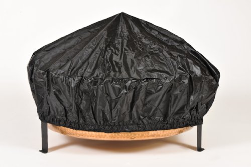 CobraCo SH101 Hand Hammered 100% Copper Fire Pit with Screen and Cover