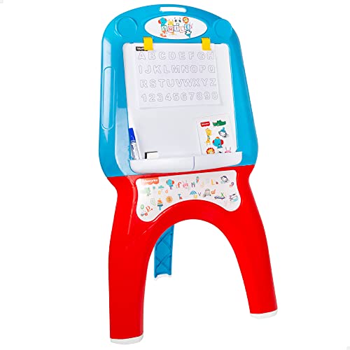 Pizarra infantil Fisher-Price de COLORBABY con caballete rotulador y hojas para pintar en casa