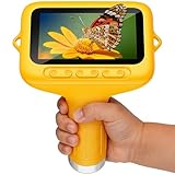 1000X-Zoom: kann 1000x vergrößert werden, 8 LED-Leuchten (3 Helligkeiten) beleuchtet werden, um eine klare Beobachtung in jeder Umgebung zu ermöglichen, von der Blätterleitung bis zur mikrobiellen Struktur, um die Neugier des Kindes auf die mikroskopische Welt zu befriedigen. Einfach zu bedienen, beginnen Sie Ihre Wissenschaftsreise jederzeit und überall