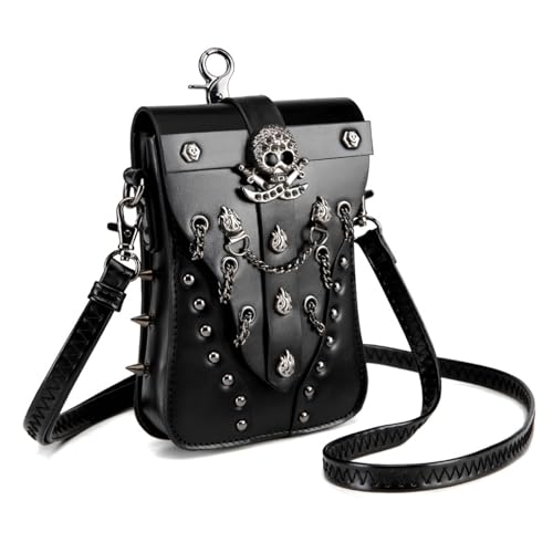 Sac tête de mort pour festivals et look vintage rock