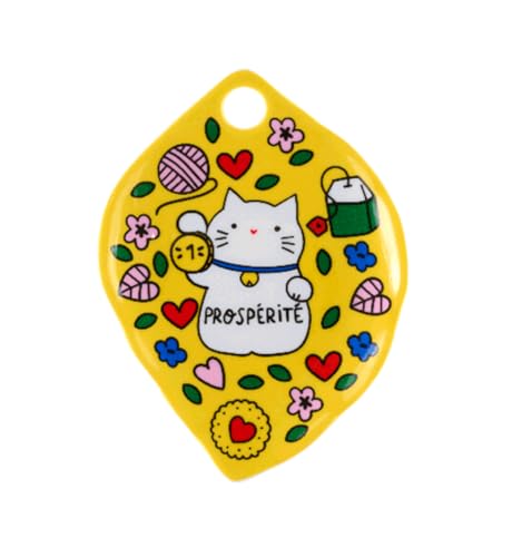 DLP – Descansa bolsa de té de melamina – Gato Prosperidad