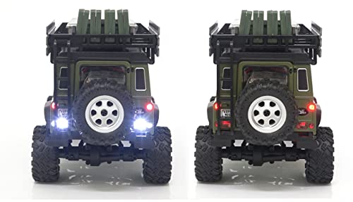 Amewi D90X28 Metall Scale Brushed 1:28 RC Modellauto Elektro Crawler Allradantrieb (4WD) RTR 2,4GHz