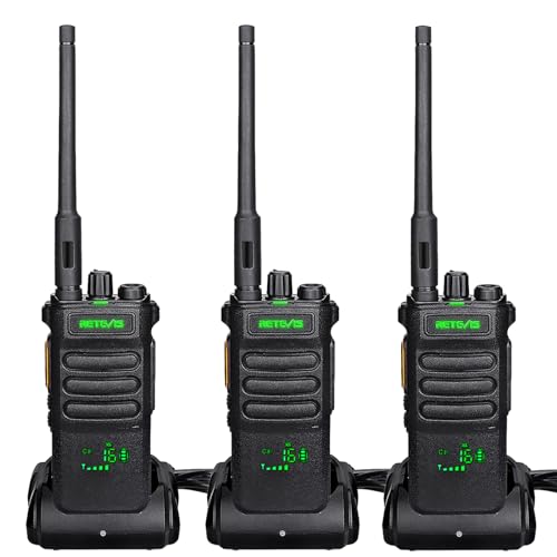 Talkie walkie professionnel avec batterie 2600 mAh pour communication d'équipe en entrepôt