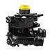 VIPCAR 01107 Water Pump w/Back Plate Housing & Thermostat for [2.0 Turbo, 1984cc 121cu], 2009-2018 TT A3 A4 A5 A6 Q3 Q5 (Quattro/Allroad), Jetta Passat CC Eos for Tiguan (Limited)