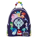 Loungefly Disney Pixar Inside Out 2 Glow Mini Mochila - Del Revés 2 - Mercancía Oficial