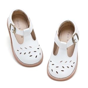 Felix & Flora Toddler Little Girl Mary Jane Dress Shoes – Ballet Flats for Girl Party School Shoes
