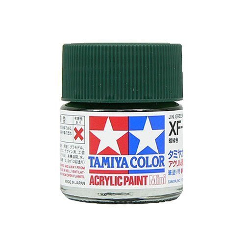 タミヤカラー アクリルミニ XF-11 暗緑色 つや消し