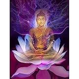 El proyecto Diamond Painting Suite incluye cuatro estilos diferentes de flores de mandala. Lienzo de pintura al óleo, cuentas de diamantes de imitación de colores con corte de diamante, herramientas de bandeja de piedra y pinzas para unir cuentas de diamantes de imitación a la lona.