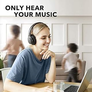 Soundcore Life Q20 Casque Bluetooth avec réduction de Bruit,40h d'autonomie,Audio Hi-Res,Basses Profondes,pour Voyages… – Image 3